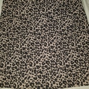 Animal print skirt